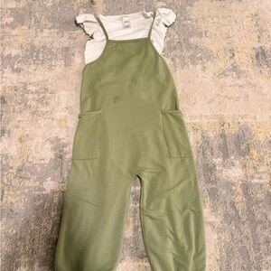 Derek Heart Olive Kids Bodysuit